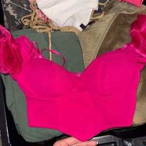 Elegant Pink Women's Bustier